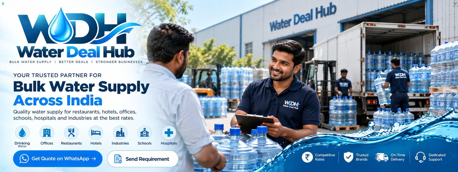 Water Deal Hub — your trusted wholesale partner for leading packaged water brands